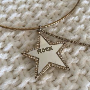 Betsey Johnson Rock Star Necklace rare